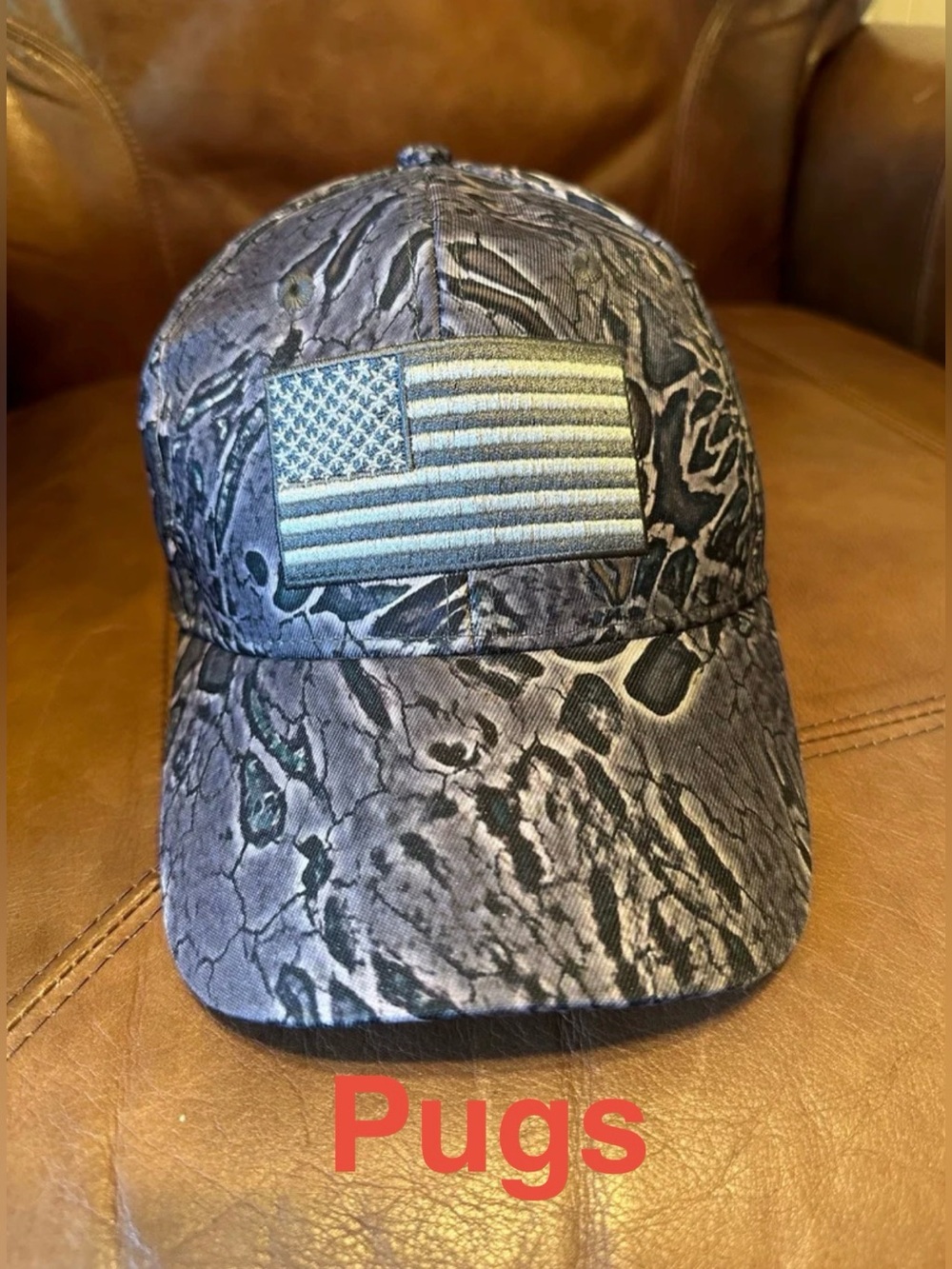 Pugs | Camo Baseball Hat w/ Flag - OS
